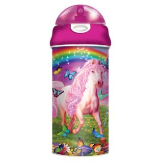 Obrázek z Láhev na pití 3D - růžový poník, 500ml (6) 